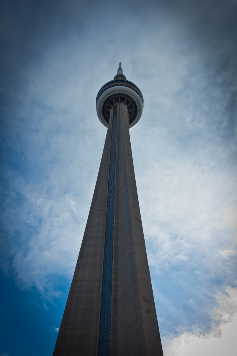 CN Tower from below