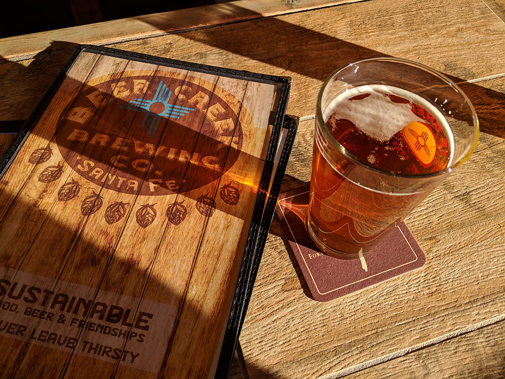 Beer Creek menu